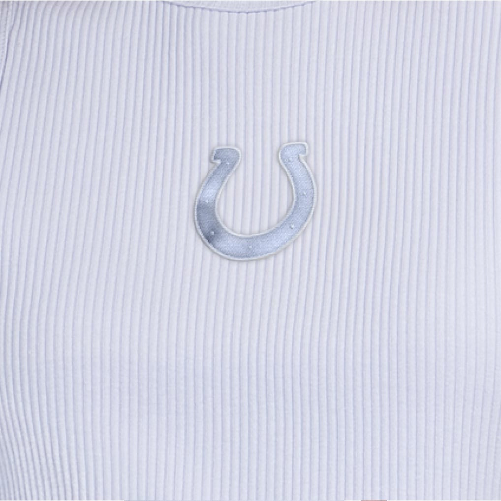 Indianapolis Colts Starter Women's Travel Pastels Cropped Tank - Pastel Blue discount