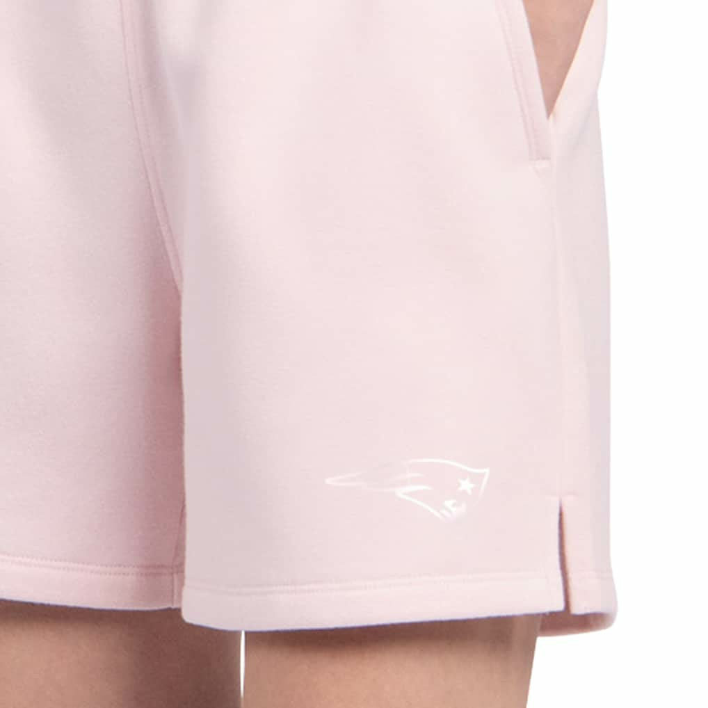 New England Patriots Starter Women's Travel Pastels Fleece Short - Pastel Pink for sale