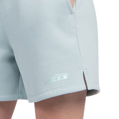 New York Jets Starter Women's Travel Pastels Fleece Short - Pastel Green outlet