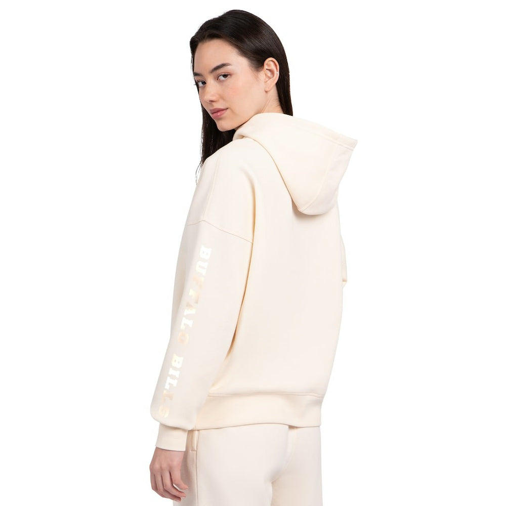 Buffalo Bills Starter Women's Pastel Relaxed Travel Hoodie - Cream discount