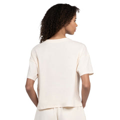 Kansas City Chiefs Starter Women's Pastel Travel Boxy Cropped T-Shirt - Cream cheap