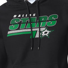 Dallas Stars Starter Logo Push Fleece Hoodie Black