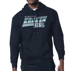 Seattle Kraken Starter Logo Push Fleece Hoodie Deep Sea Blue