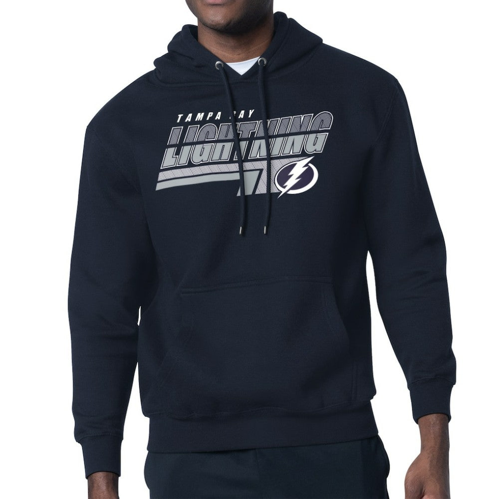 Tampa Bay Lightning Starter Logo Push Fleece Hoodie Blue