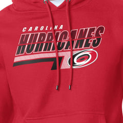 Carolina Hurricanes Starter Logo Push Fleece Hoodie Red