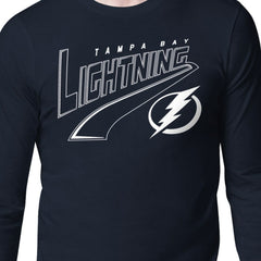 Tampa Bay Lightning Starter Modern Tailsweep Long Sleeve T-Shirt Blue