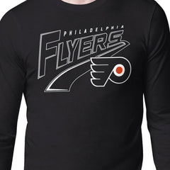 Philadelphia Flyers Starter Modern Tailsweep Long Sleeve T-Shirt Black