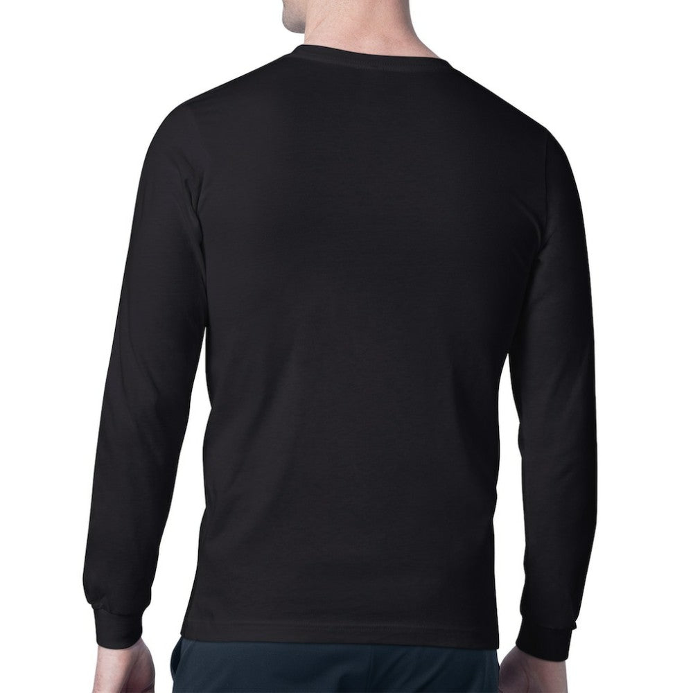 San Jose Sharks Starter Modern Tailsweep Long Sleeve T-Shirt Black