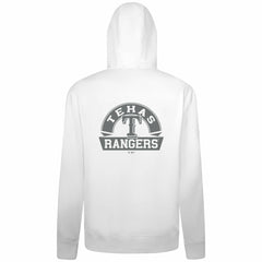 Texas Rangers Levelwear Podium Banner Arch Full-Zip Hoodie - White