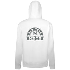 New York Mets Levelwear Podium Banner Arch Full-Zip Hoodie - White