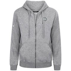 Pittsburgh Pirates Levelwear Podium Banner Arch Full-Zip Hoodie - Heather Gray