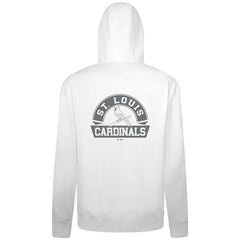 St. Louis Cardinals Levelwear Podium Banner Arch Full-Zip Hoodie - White