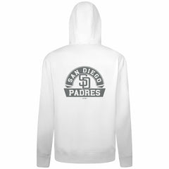 San Diego Padres Levelwear Podium Banner Arch Full-Zip Hoodie - White