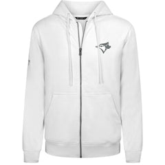 Toronto Blue Jays Levelwear Podium Banner Arch Full-Zip Hoodie - White