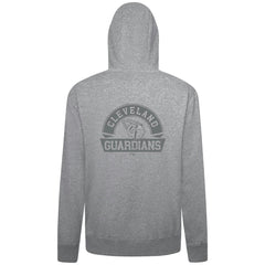 Cleveland Guardians Levelwear Podium Banner Arch Full-Zip Hoodie - Heather Gray