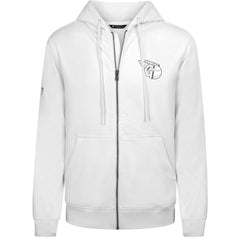 Cleveland Guardians Levelwear Podium Banner Arch Full-Zip Hoodie - White