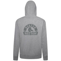Boston Red Sox Levelwear Podium Banner Arch Full-Zip Hoodie - Heather Gray
