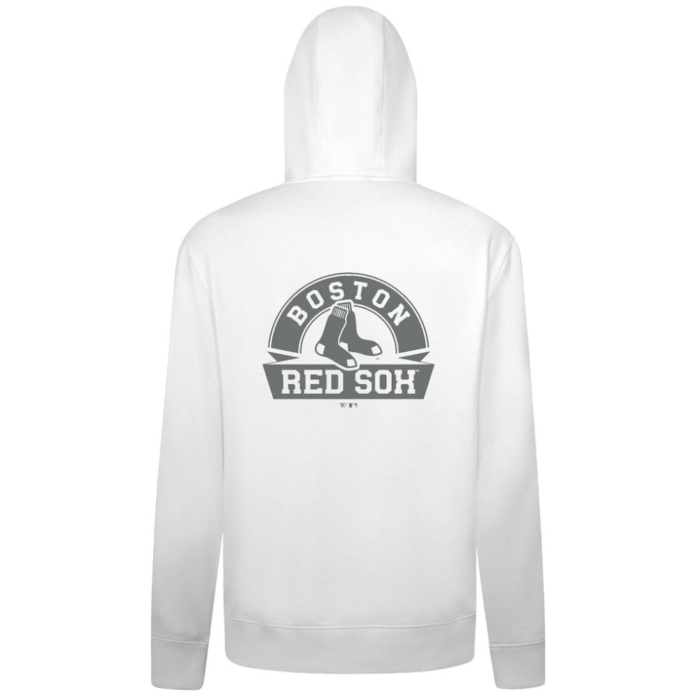 Boston Red Sox Levelwear Podium Banner Arch Full-Zip Hoodie - White