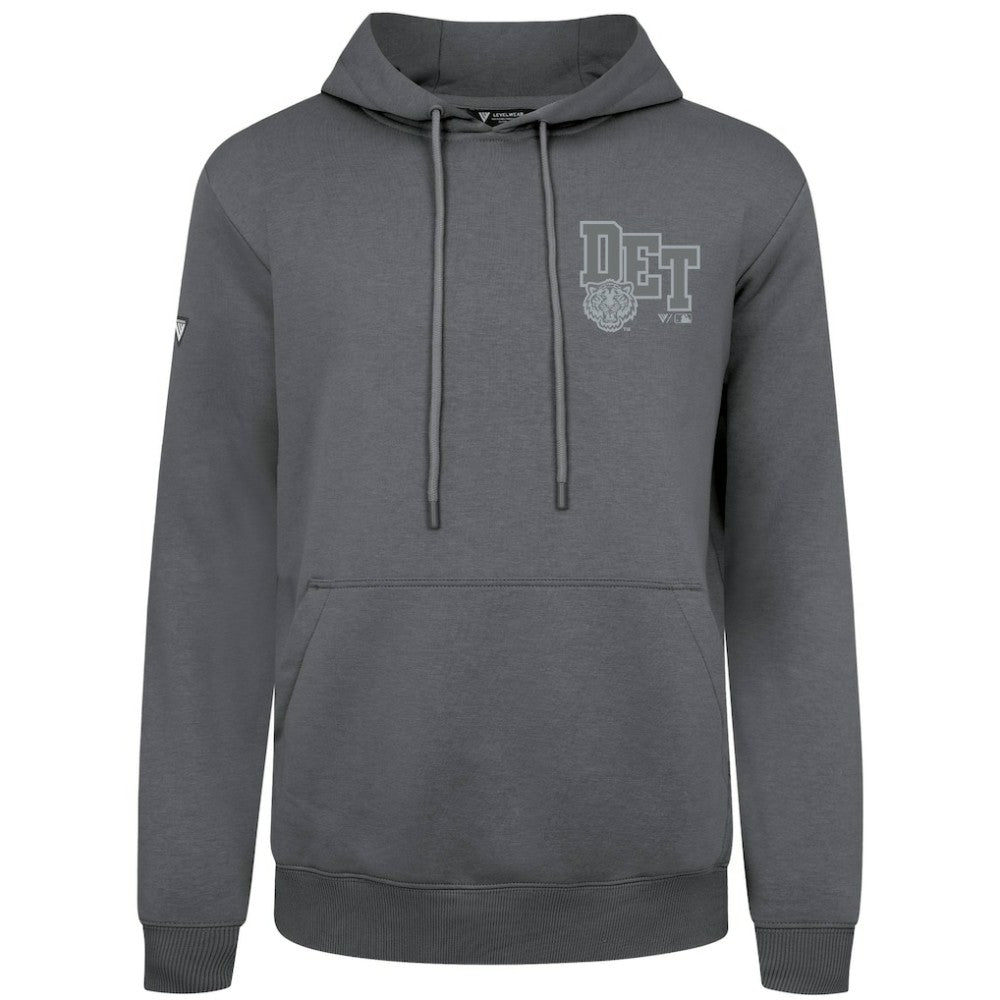 Detroit Tigers Levelwear Podium Valiant Hoodie - Gray