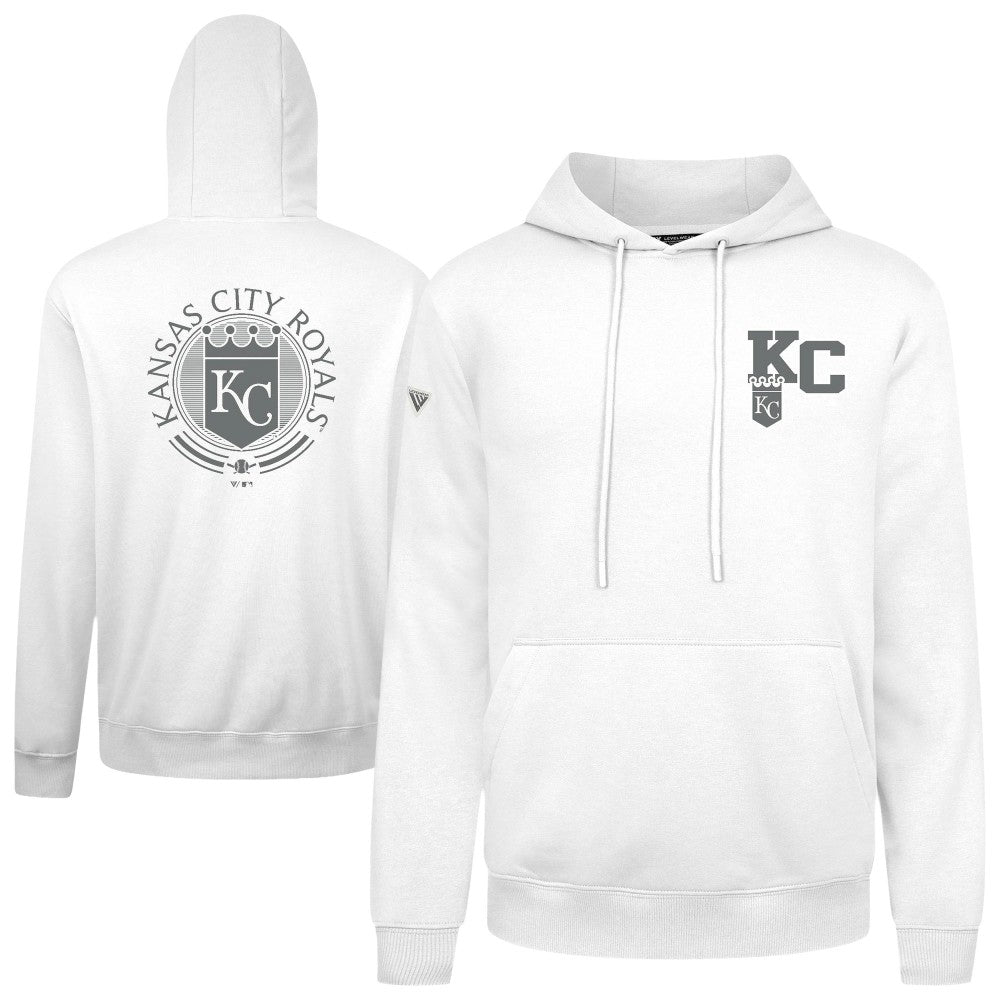 Kansas City Royals Levelwear Podium Valiant Hoodie - White