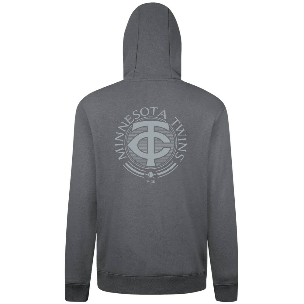 Minnesota Twins Levelwear Podium Valiant Hoodie - Gray