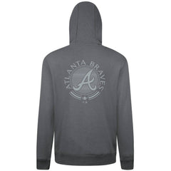 Atlanta Braves Levelwear Podium Valiant Hoodie - Gray