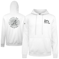 Atlanta Braves Levelwear Podium Valiant Hoodie - White