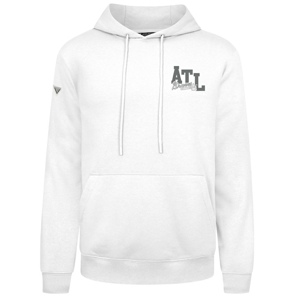 Atlanta Braves Levelwear Podium Valiant Hoodie - White