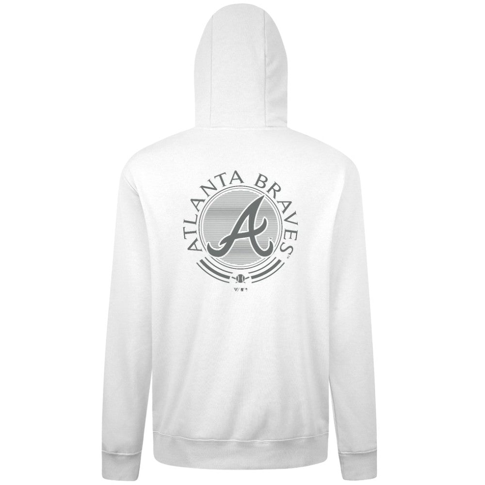 Atlanta Braves Levelwear Podium Valiant Hoodie - White