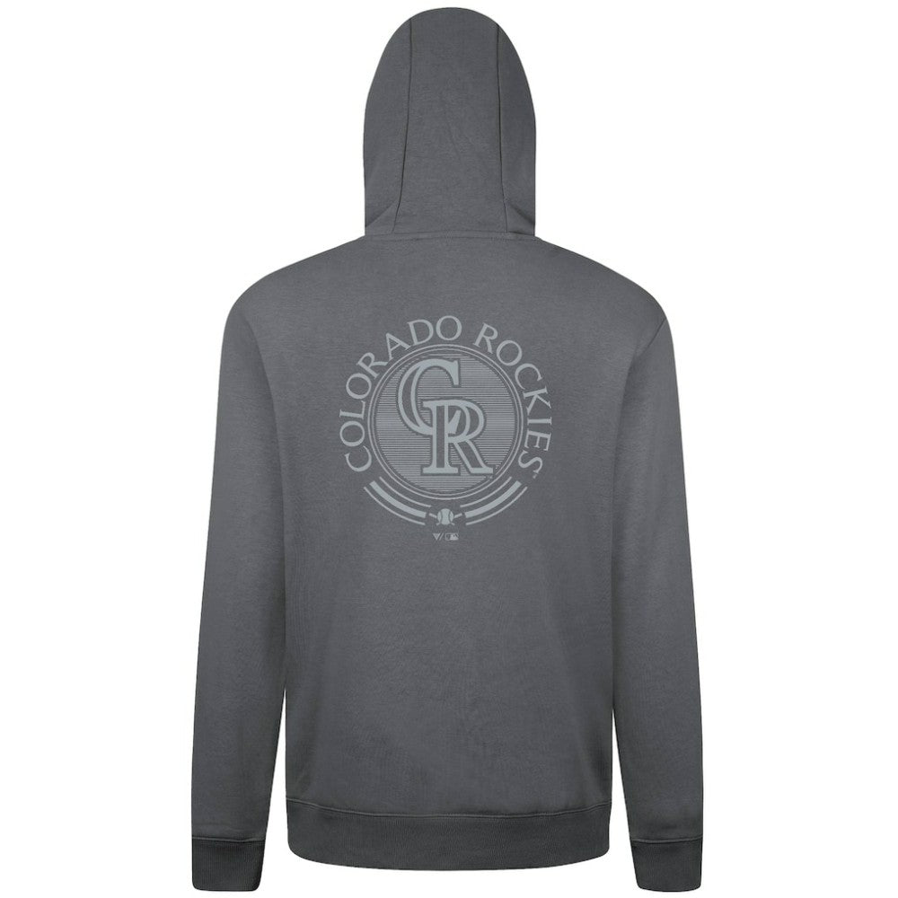 Colorado Rockies Levelwear Podium Valiant Hoodie - Gray
