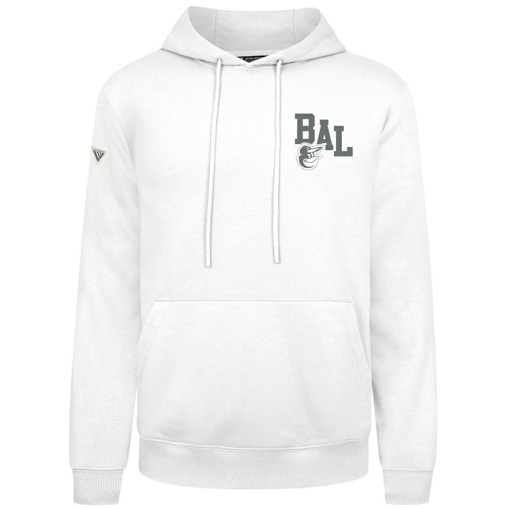 Baltimore Orioles Levelwear Podium Grain Hoodie - White