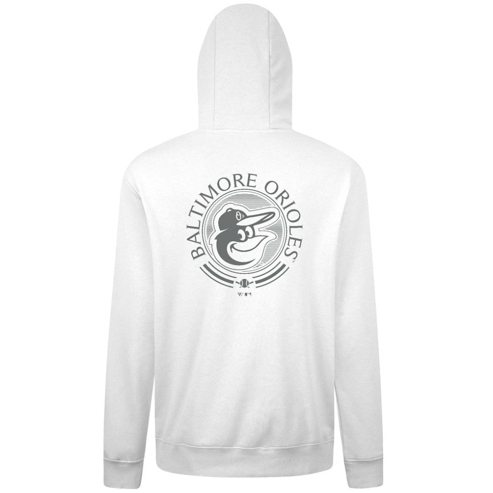 Baltimore Orioles Levelwear Podium Grain Hoodie - White