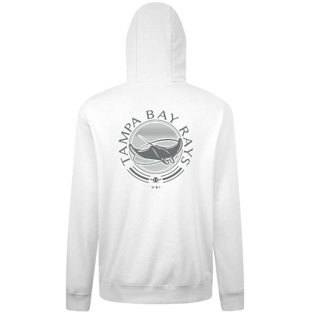 Tampa Bay Rays Levelwear Podium Grain Hoodie - White