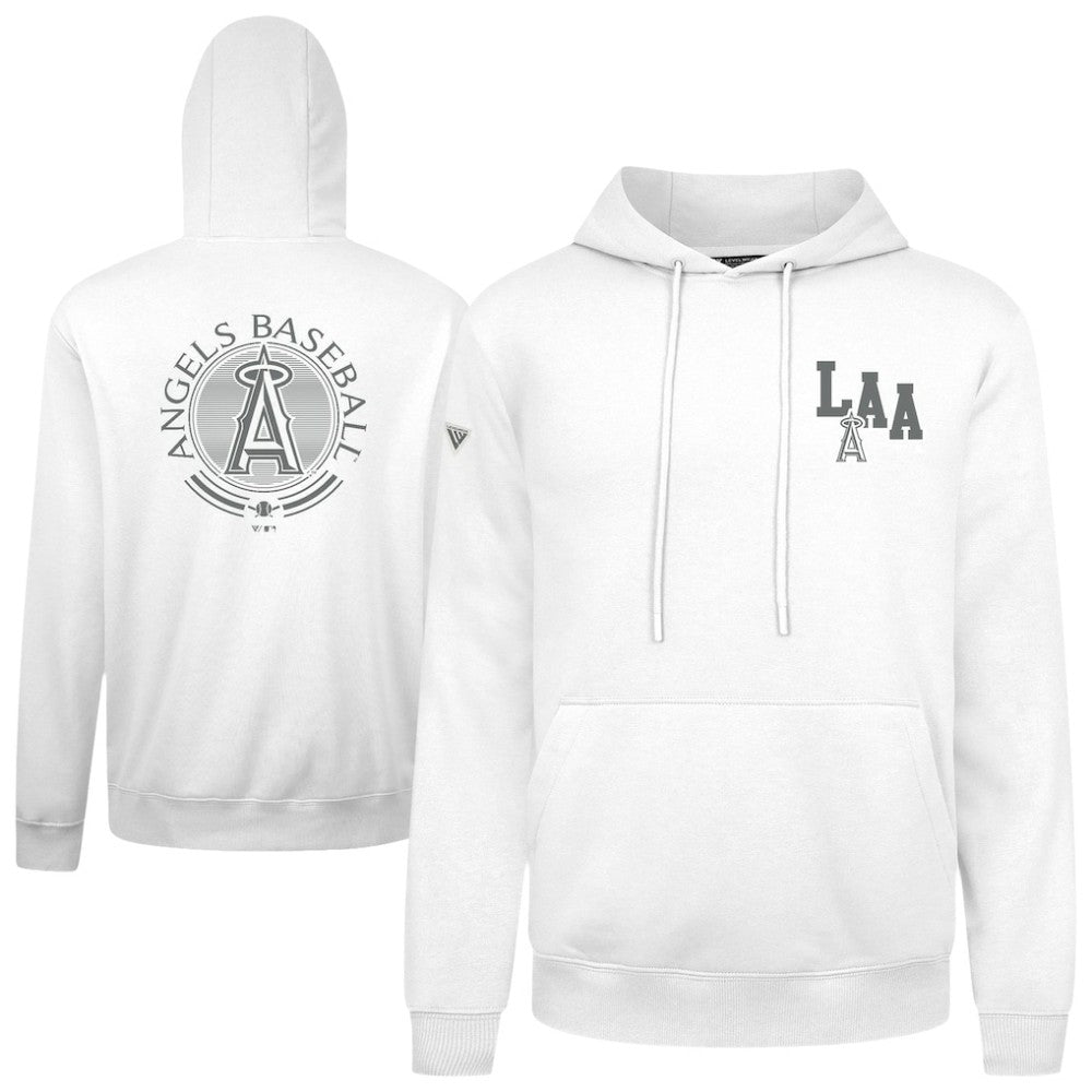 Los Angeles Angels Levelwear Podium Grain Hoodie - White