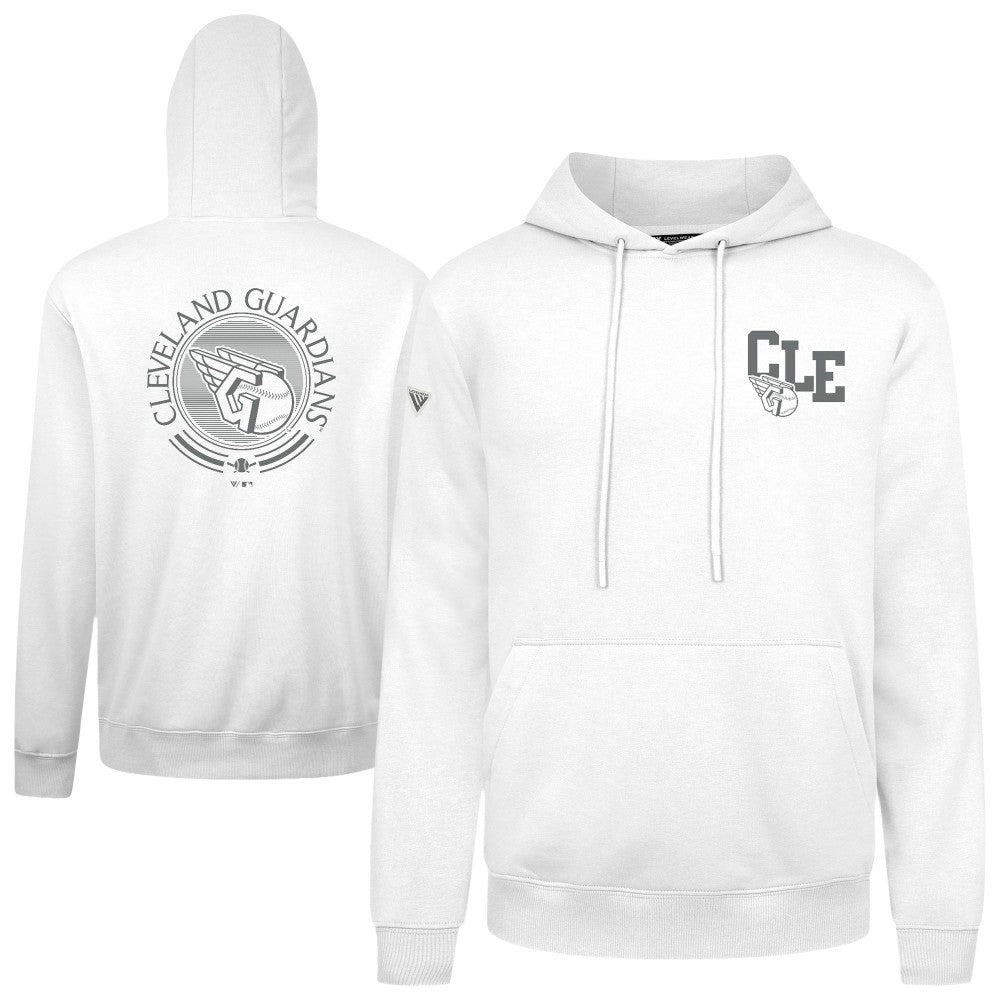 Cleveland Guardians Levelwear Podium Grain Hoodie - White