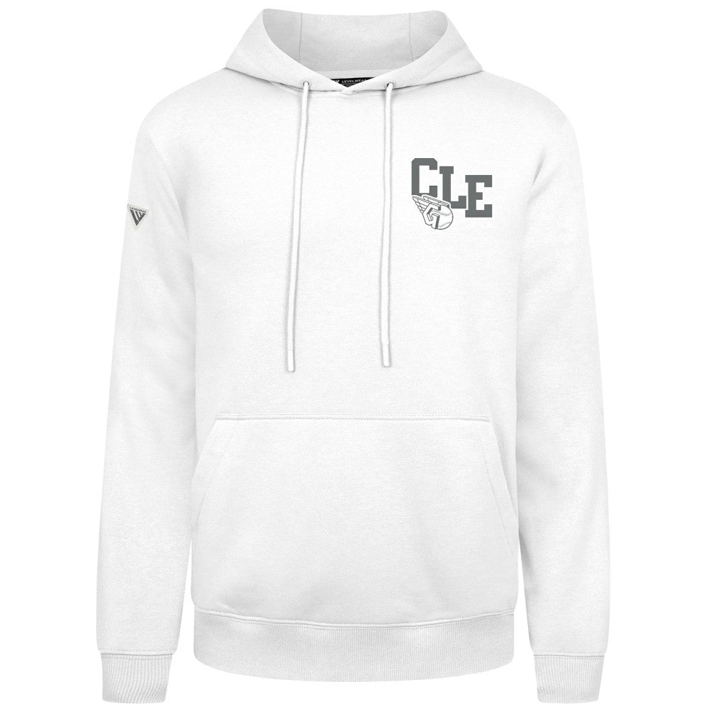 Cleveland Guardians Levelwear Podium Grain Hoodie - White