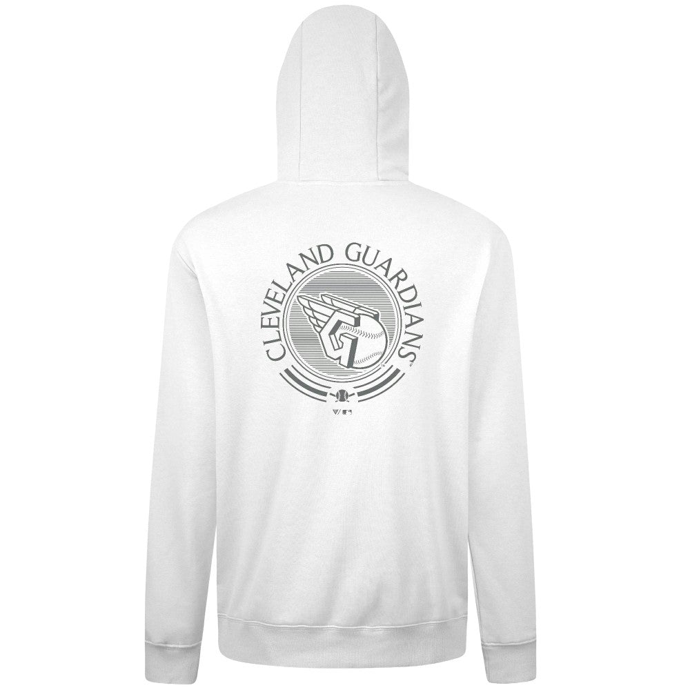 Cleveland Guardians Levelwear Podium Grain Hoodie - White