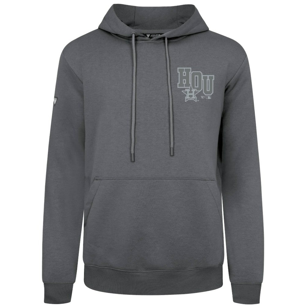 Houston Astros Levelwear Podium Grain Hoodie - Gray
