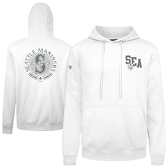 Seattle Mariners Levelwear Podium Grain Hoodie - White
