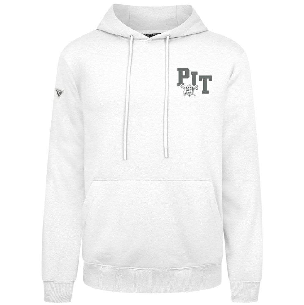 Pittsburgh Pirates Levelwear Podium Grain Hoodie - White