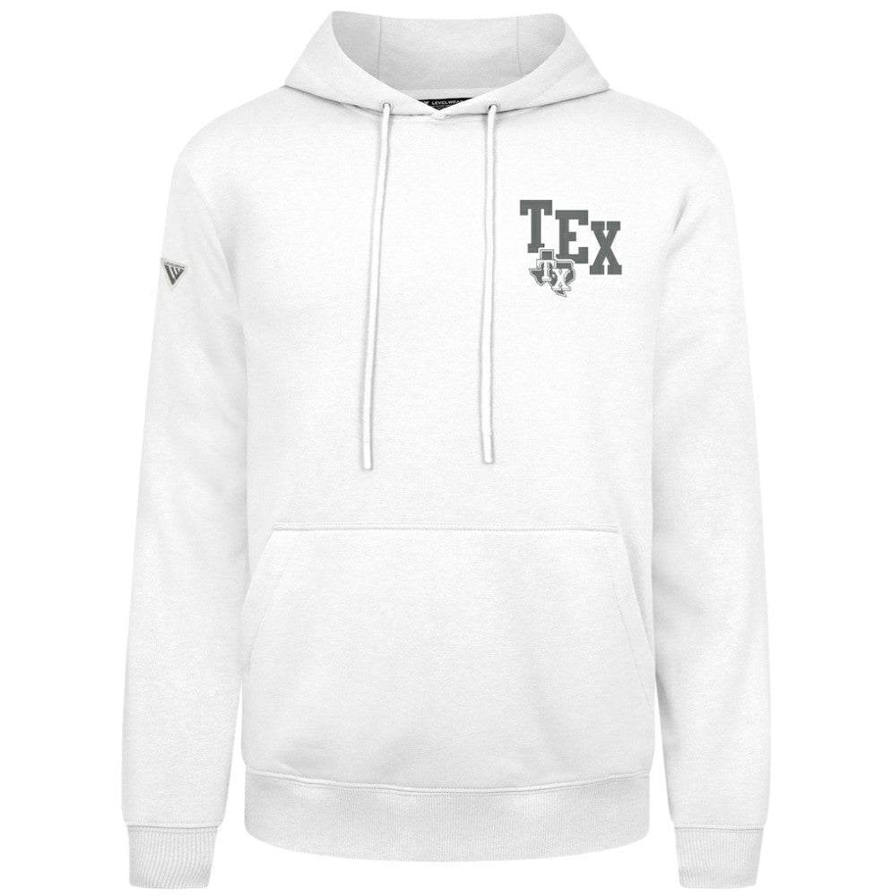 Texas Rangers Levelwear Podium Grain Hoodie - White