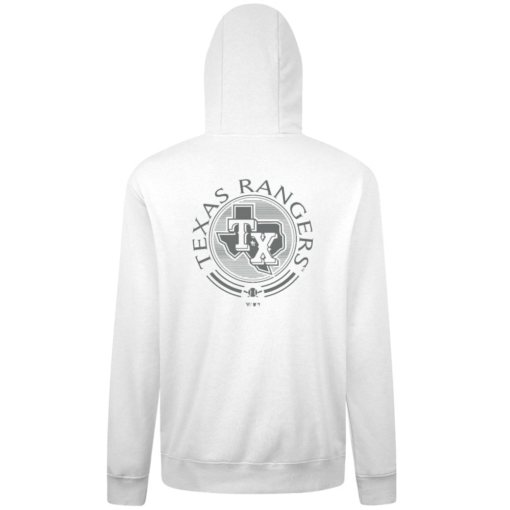 Texas Rangers Levelwear Podium Grain Hoodie - White