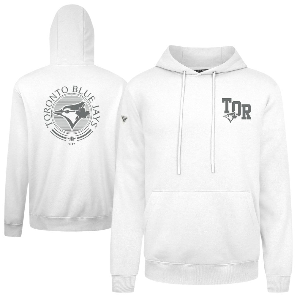Toronto Blue Jays Levelwear Podium Grain Hoodie - White