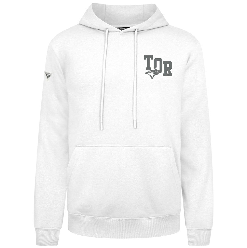 Toronto Blue Jays Levelwear Podium Grain Hoodie - White