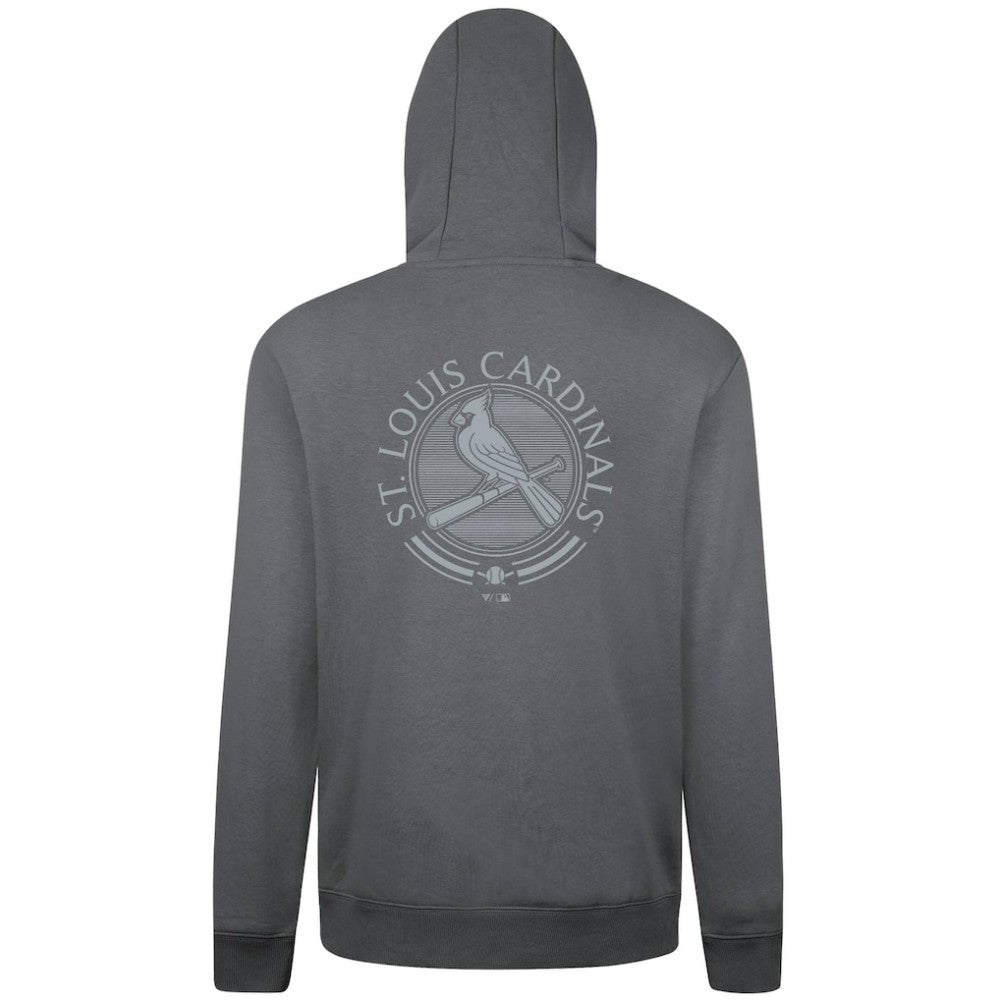 St. Louis Cardinals Levelwear Podium Grain Hoodie - Gray