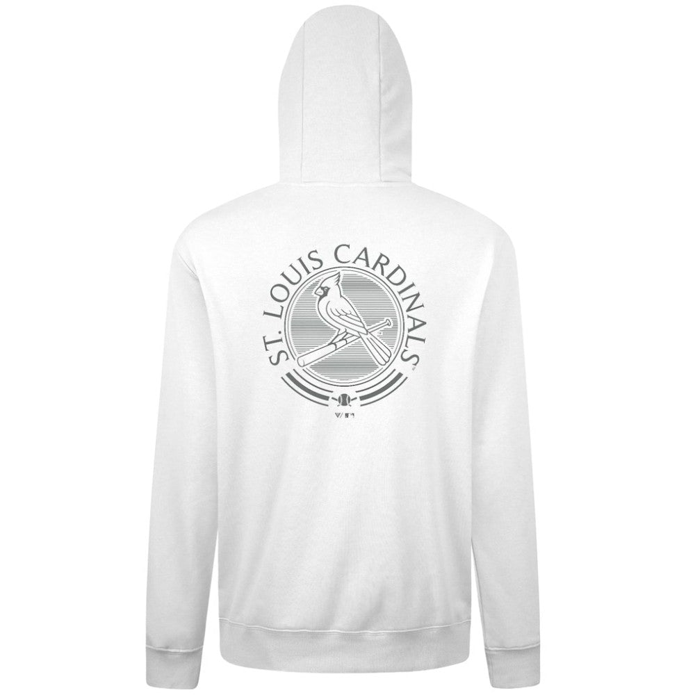 St. Louis Cardinals Levelwear Podium Grain Hoodie - White