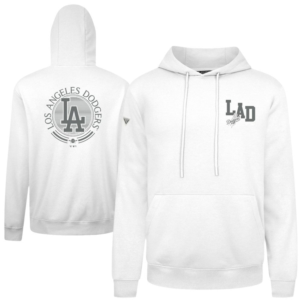 Los Angeles Dodgers Levelwear Podium Grain Hoodie - White