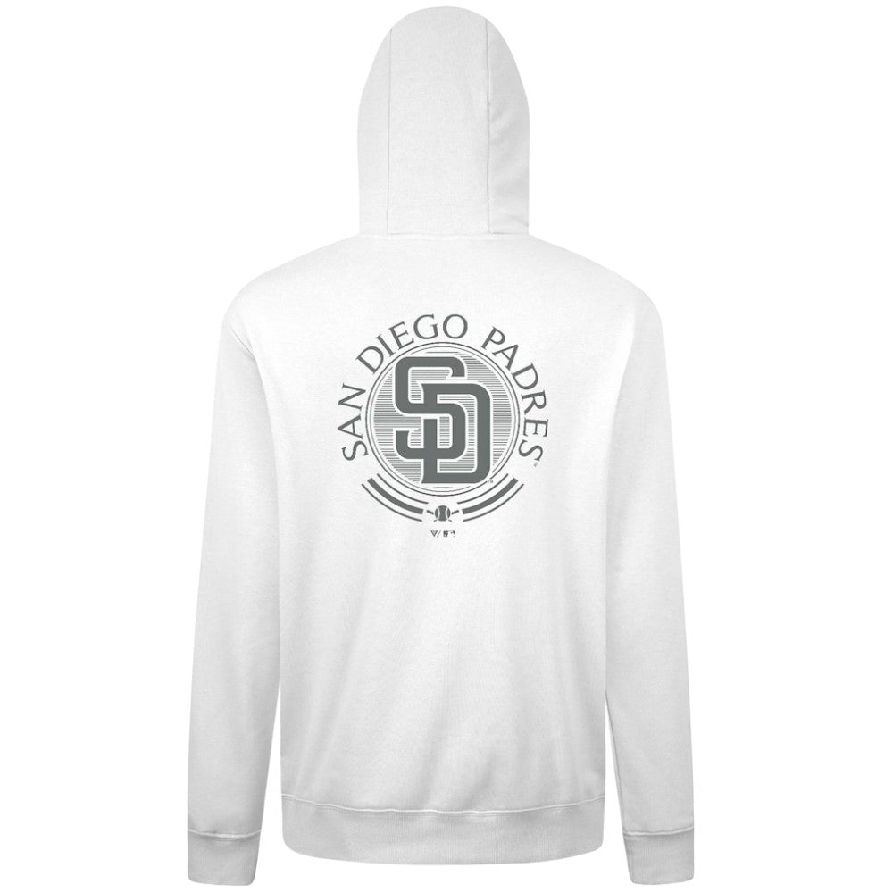 San Diego Padres Levelwear Podium Grain Hoodie - White