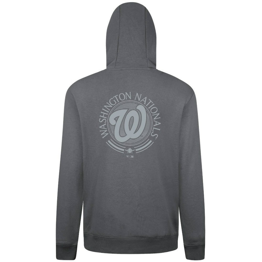 Washington Nationals Levelwear Podium Grain Hoodie - Gray