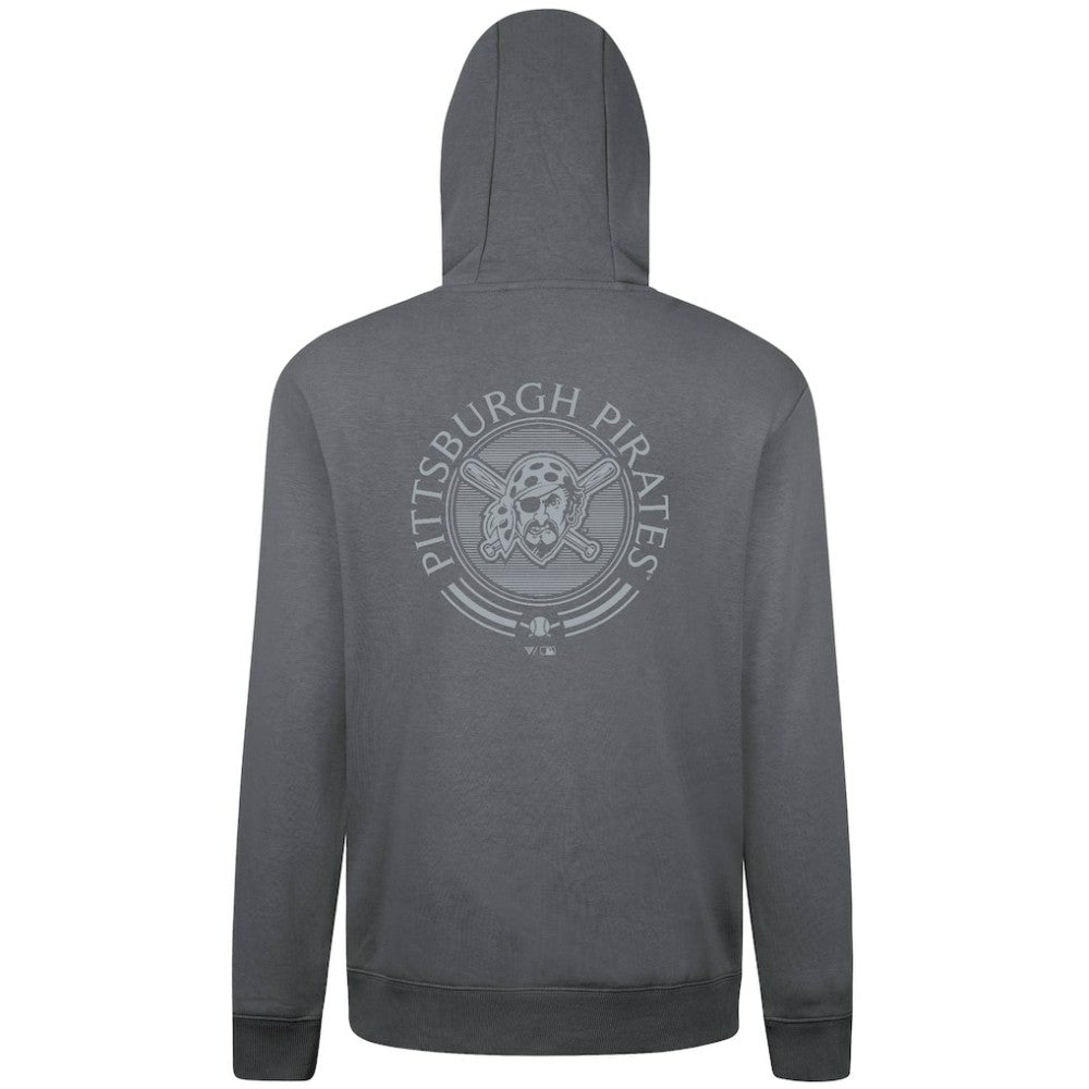 Pittsburgh Pirates Levelwear Podium Grain Hoodie - Gray
